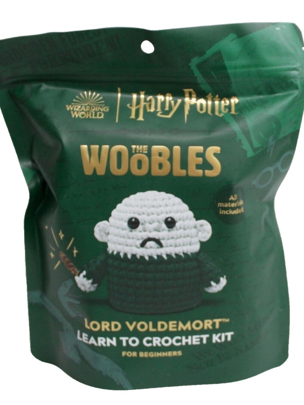The Woobles x Harry Potter Lord Voldemort Learn To Crochet Kit For Beginners NEW